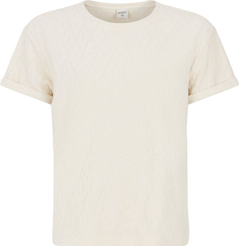 Protest - PRTTERRY - T-shirt - Kitoffwhite - Korte Mouwen - Ronde Hals - Relaxed Fit