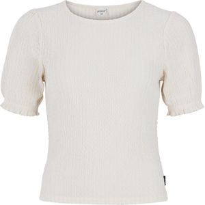 Protest Prtjiska – T shirt Dames – Korte mouwen – Ronde hals – Kitoffwhite