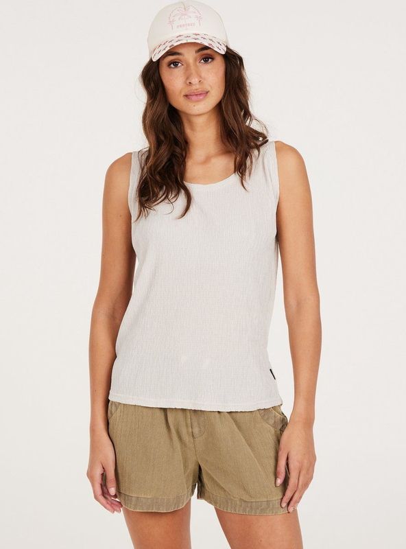 Protest - PRTBECCLES - Singlet - Ecru - Met Kant