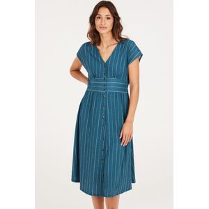 Protest - PRTJAYLIN - Jurk - Raku Blue - Dames - Knielengte - Zakken