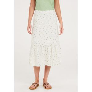 Protest - Midi Rok - Ecru/Groen - All Over Print