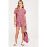 Protest Prtkenza – Korte broek Dames – Badstof – Tailleband elastiek – Deco Pink