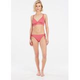 Protest - PRTBOOGIE - Voorgevormde Triangelbikini - Roze - Ribstructuur