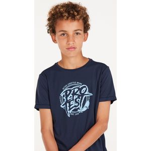 Protest Prtisland Jr – Uv shirt Jongens – Stretch – Korte mouwen – Night Skyblue