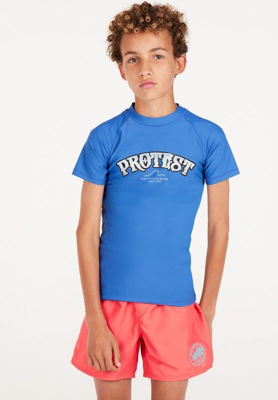 Protest Prtnizzo Jr – Uv shirt Jongens – Stretch – Korte mouwen – Gladio Blue