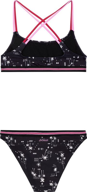 Protest - Prtnisia - Halterbikini - True Black - PVRE Green-serie