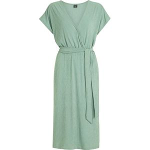 Protest - PRTNADIA 24 - Midi-Jurk - Korte Mouwen - Wafelstructuur - Zomer