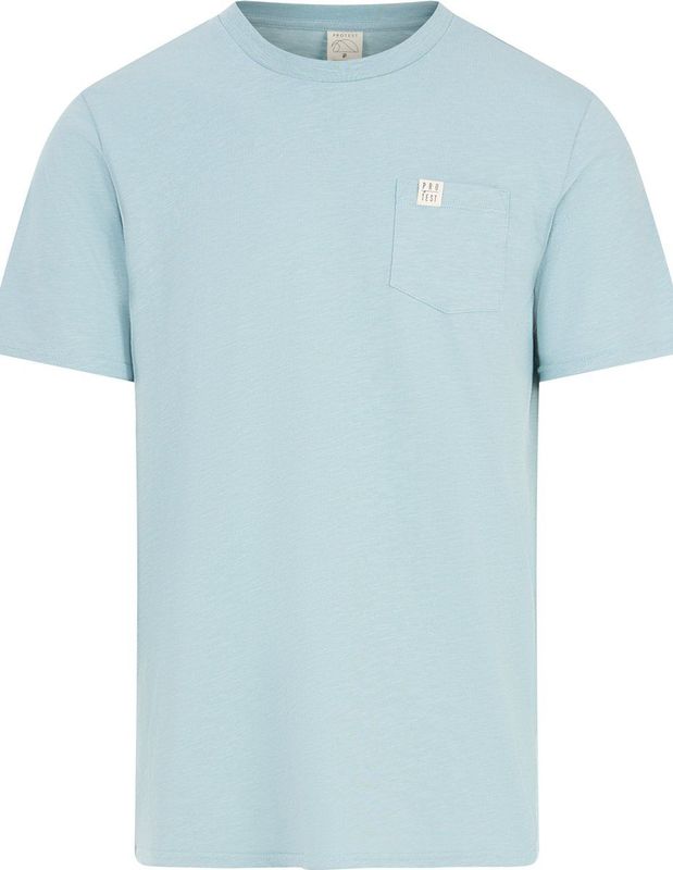 Protest - Cruz - T-shirt - Blauw - Katoen