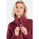 Protest - Riri - Top - Zwart - Fleece - Volledige Ritssluiting