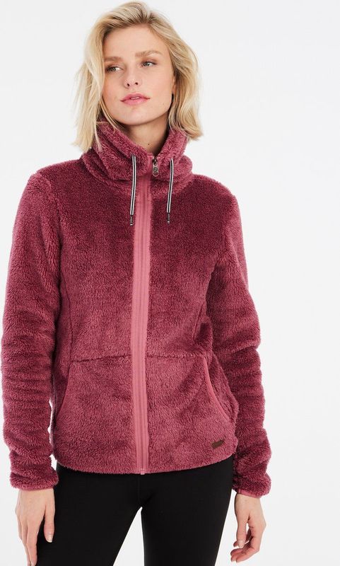 Protest - Riri - Top - Zwart - Fleece - Volledige Ritssluiting