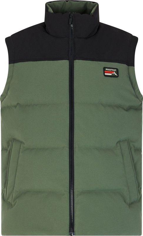 Protest - PRTNETWORK - Bodywarmer - Thyme - Puffer - 100% Gerecycled Materiaal