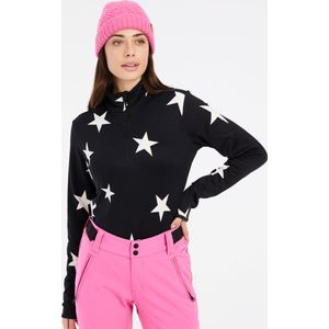 Protest PRTIVORY Dames Sweater - 1/4 Ritssluiting - Ruitjespatroon