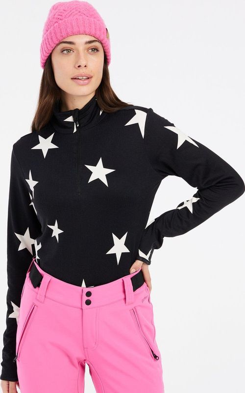 Protest PRTIVORY Dames Sweater - 1/4 Ritssluiting - Ruitjespatroon