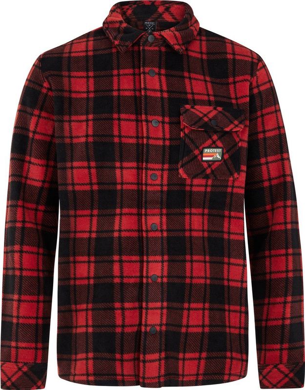 Protest - Outwell - Overhemd - Barn Red - 100% Polyester