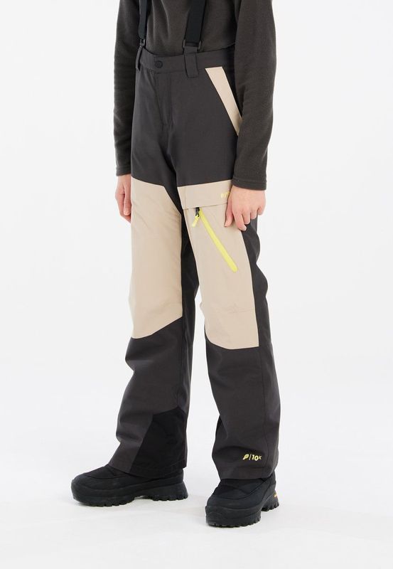 Protest Prtraider Jr – Skibroek Jongens – Waterafstotende afwerking – Waterkolom 10K – Deep Grey