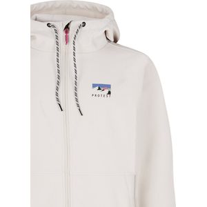 Protest - PRTKYM - Softshell Jas - Kitoffwhite - Waterafstotende Afwerking - Waterkolom 10K