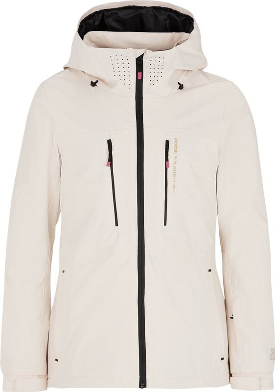 Protest - PRTBEVERLY - Ski-jas - Ecru - Dames - 100% Polyester - Ademend en Waterdicht