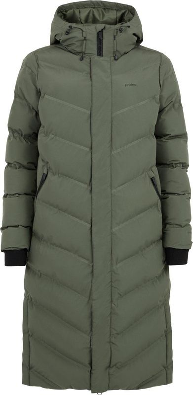 Protest - PRTBANKSOS - Outdoor Parka - Effen Kleur - Extra Lange Lengte - Gerecycled Materiaal