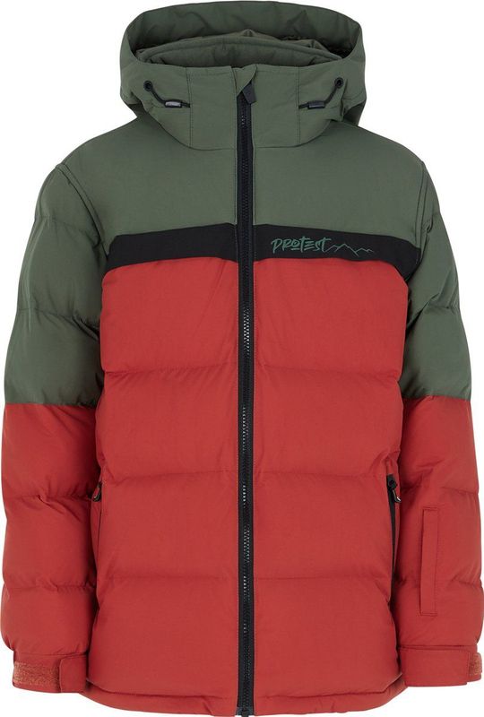 Protest - PRTMACK JR - Winterjas - Barn Red - Waterafstotende Afwerking - Skijas