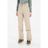 Protest Prtcinnamones - Skibroek Dames - Zak met rits - Verstelbare schouderbanden - Waterkolom 10K – Bamboobeige