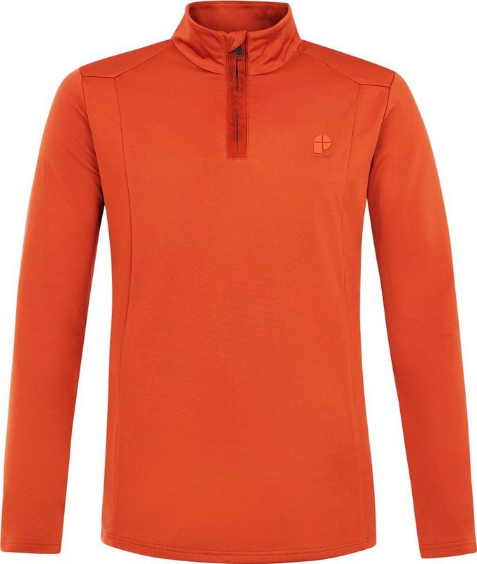 Protest - Rewill 1/4 Zip Top - Skipully - Burnt Orange - Polyester/Elastaan