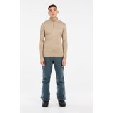Protest - Rewill - Active Top - Beige - Bamboo - 1/4 Zip