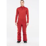 Protest - Rewill 1/4 Zip Top - Barn Red - Polyester/Elastaan