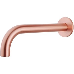 Sanifun inbouw-uitloop rond 25cm 1/2'' geborsteld koper
