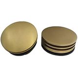 Wiesbaden - Knop/Plug Badoverloop - Rond - Geborsteld Messing Goud