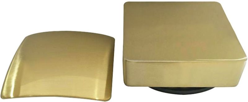 Xellanz - Gemma 2.0 - Badoverloopcombinatie - Goud Look - Geborsteld Messing