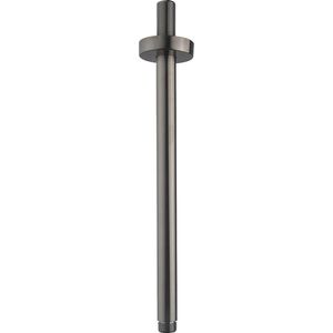 Luxe Douche-Arm Rond Plafondbevestiging 30 cm. - Gunmetal