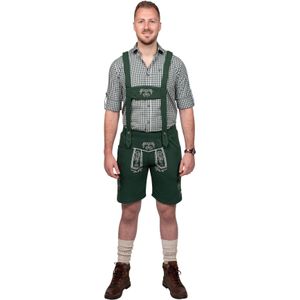 Lederhose Donkergroen Heren Leer