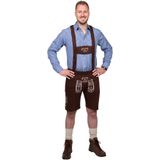 Lederhose Donkerbruin Heren Leer