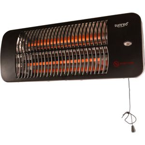 Sunred Wandverwarmer Lugo 2000W Quartz Grijs - Krachtige en stijlvolle verwarming