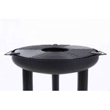 RedFire – Palau – Zwart - Staal – Vuurschaal – Fire Pit – Stevig staal - Industrieel – Terrasverwarming – Sfeerhaard – BBQ