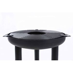 RedFire – Palau – Zwart - Staal – Vuurschaal – Fire Pit – Stevig staal - Industrieel – Terrasverwarming – Sfeerhaard – BBQ