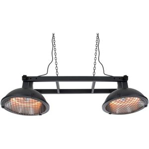 Sunred - Heater Indus II Hanging 3000 - Terrasverwarmer Elektrisch - Metaal - Zwart