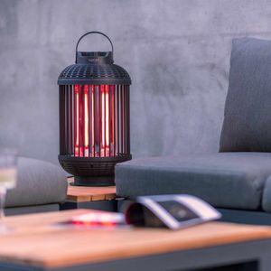Sunred Terrasverwarmer Indox Dark Tafelmodel Zwart 1200 Watt
