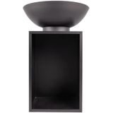 RedFire-Vuurschaal-met-barbecuegrill-ONYX-met-hoes-60-cm