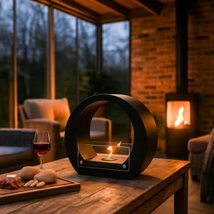 Wild Flame Bio Ethanol Brander met een los deksel - Ambiance Haarden