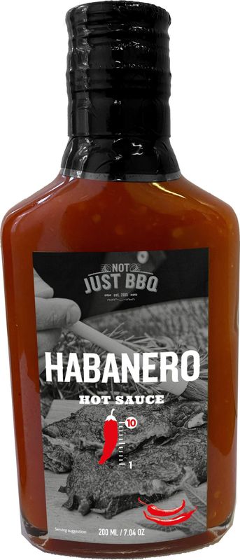 Not Just BBQ Habanero hot sauce