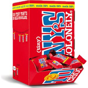 Tony's Chocolonely Tiny Tony's Melk Chocolade - Melkchocolade - 900 Gram - 100 Stuks