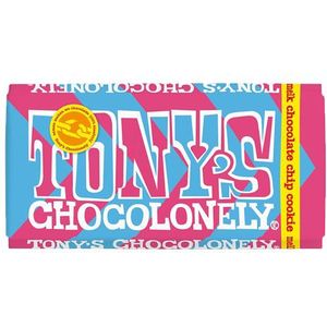 Tony's Chocolonely - Exclusive Melk Chocolate chip cookie - 180 gram