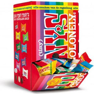 Tony's Chocolonely - Tiny Tony's Chocolade Mix - Mix van 10 Smaken - 100 Mini Chocolaatjes - 900 gram