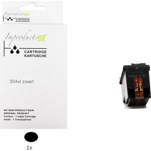 Improducts® Inkt cartridges - Alternatief HP 304 / 304XL N9K08AE zwart