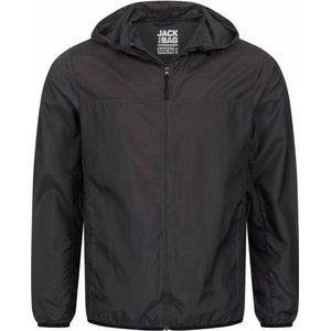 Men' light windbreaker jack in bag black,