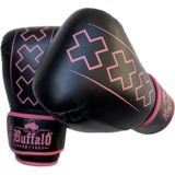 Buffalo Outrage bokshandschoenen zwart met roze 10oz