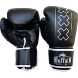 Buffalo Outrage bokshandschoenen zwart met wit 10oz