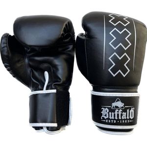 Buffalo Outrage bokshandschoenen zwart met wit 14oz