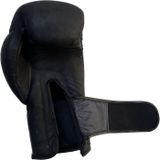 Buffalo Leather bokshandschoenen zwart 14oz